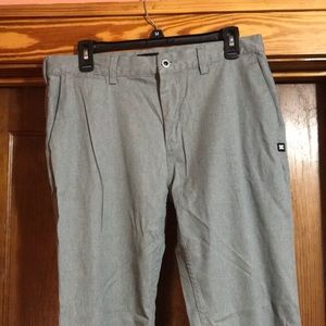 Grey DC Straight-leg Pants